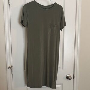 Abercrombie & Fitch Sage Green Tshirt Dress